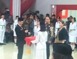 Sebagai Bentuk Dukungan dalam Menyukseskan Upacara HUT ke-81 Kemerdekaan RI, Kasdim 1310/Bitung Hadiri Pengukuhan Paskibraka Kabupaten Minahasa Utara Tahun 2026