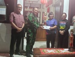 Semarakan HUT ke-81 RI Tahun 2026, Danramil 1310-04/Dimembe Hadir Pada Lomba Pawai Lampion Siswa SD dan SMP Se-Kecamatan Dimembe
