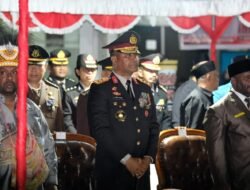 Polda Papua Barat Gelar Taptu dan Apel Kehormatan Renungan Suci Peringati HUT ke-81 Kemerdekaan RI