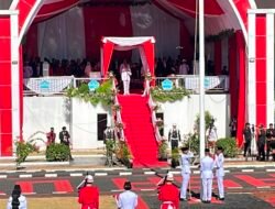 Perkuat Sinergitas Bersama Polri, Pemerintah, dan Seluruh Komponen Masyarakat, Kasdim 1310/Bitung Hadiri Upacara Peringatan HUT ke-81 Kemerdekaan RI di Minahasa Utara