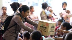Polwan Peduli Stunting, Polwan Polda Papua Barat Hadir Untuk Dukung Percepatan Penurunan Stunti