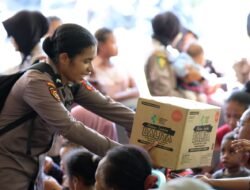 Polwan Peduli Stunting, Polwan Polda Papua Barat Hadir Untuk Dukung Percepatan Penurunan Stunti