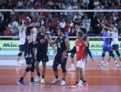 Timnas Voli Putra Indonesia Menang Telak 3-0 atas Kamboja