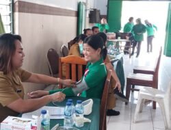 Jaga Kebugaran, Pererat Kekompakan dan Peduli Kesehatan, Persit KCK Kodim 1310/Bitung Gelar Olahraga Bersama, Lomba, serta Pemeriksaan Kesehatan Gratis, Semarakan HUT ke-81 RI