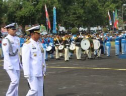 Perkokoh Sinergitas Untuk Memperkuat Komitmen Prajurit, Dandim 1310/Bitung Hadiri Upacara HUT ke-81 TNI di Lanudal Manado
