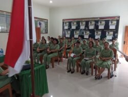 Pererat Silaturahmi dan Pembinaan Anggota, Ketua Persit KCK Cabang LXII Kodim 1310/Bitung Ny. Meryah Dewa Made Kunjungi Ranting 5 Dimembe dan Ranting 2 Bitung