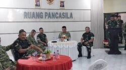 Sambut Tim Sahli Panglima TNI di Wilayah Kodim 1310/Bitung, Dandim 1310/Bitung Tegaskan Komitmen TNI Dukung Ketahanan Pangan dan Kesejahteraan Rakyat