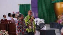 Kapolda Papua Barat Gelar Minggu Kasih Bersama Jemaat GKI Agape Wosi, Ajak Masyarakat Perkuat Kerukunan, Toleransi, dan Jaga Kamtibmas
