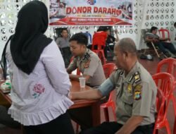 Sambut Hut Humas Polri Ke-75 Tahun 2026, Humas Polresta Manokwari Gelar Bakti Kesehatan Donor Darah di Aula Polresta Manokwari